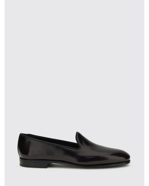 Church's White Polished Calfskin Loafers
