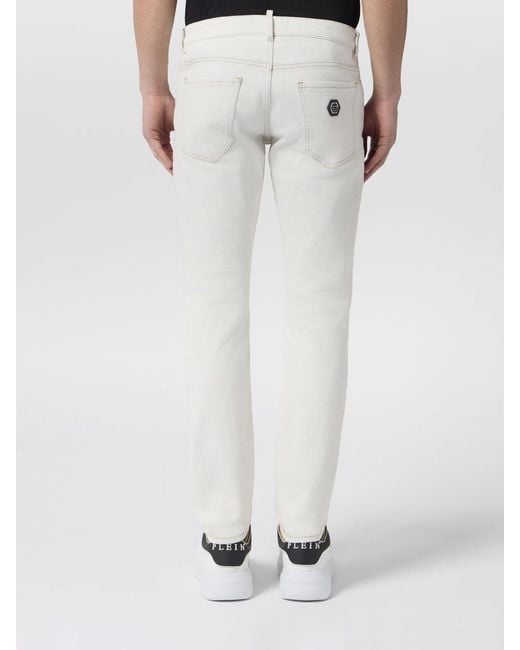 Philipp Plein White Jeans for men