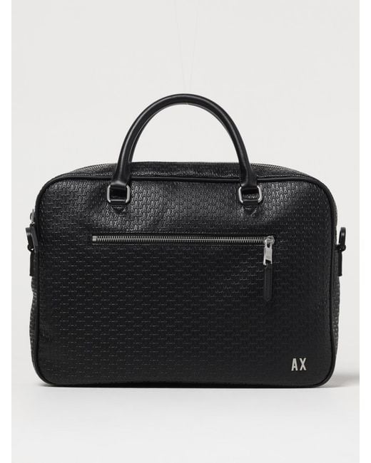 Borsa Porta Pc di ARMANI EXCHANGE in Black da Uomo