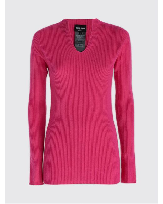 Giorgio Armani Pink Pullover Damen