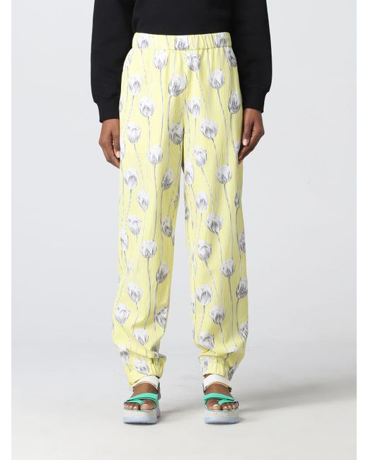 KENZO Pants in Yellow | Lyst Canada
