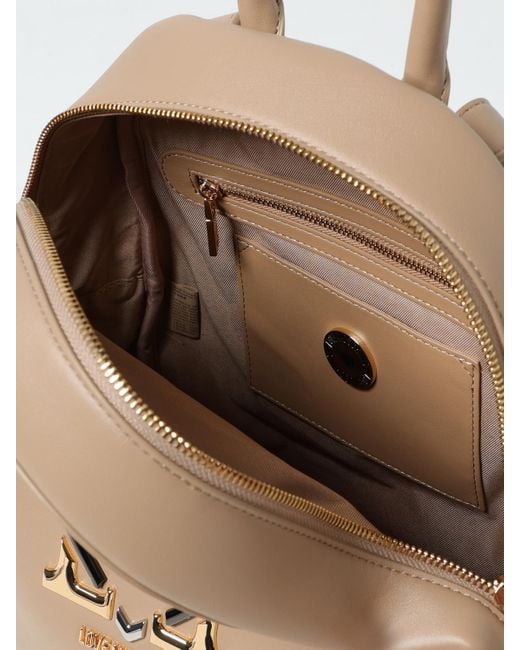 Love Moschino Natural Love Backpack Zip Closure