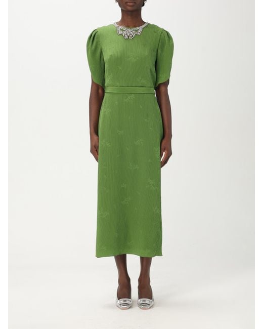 Erdem Green Dress