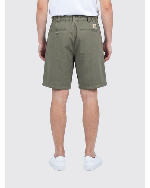 Carhartt Green Cotton Shorts for men