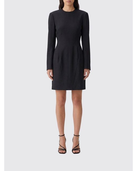 Phoebe Philo Black Silk Blend Mini Dress