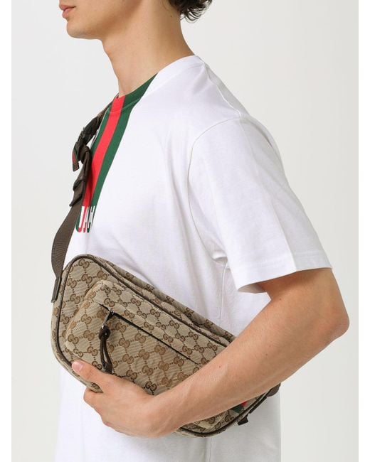 Sac Homme Gucci pour homme en coloris Gray