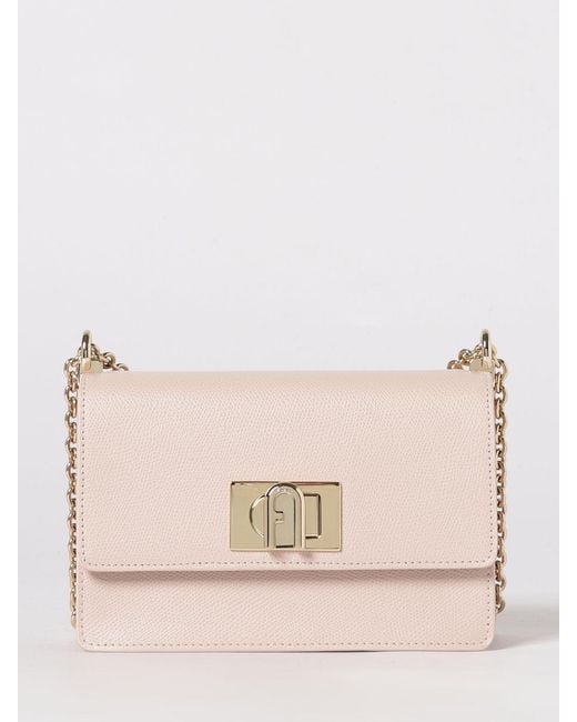 Furla Natural 1927 Grained Leather Bag