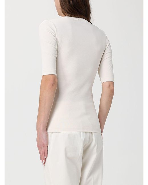 Fabiana Filippi White Stretch Cotton T-Shirts