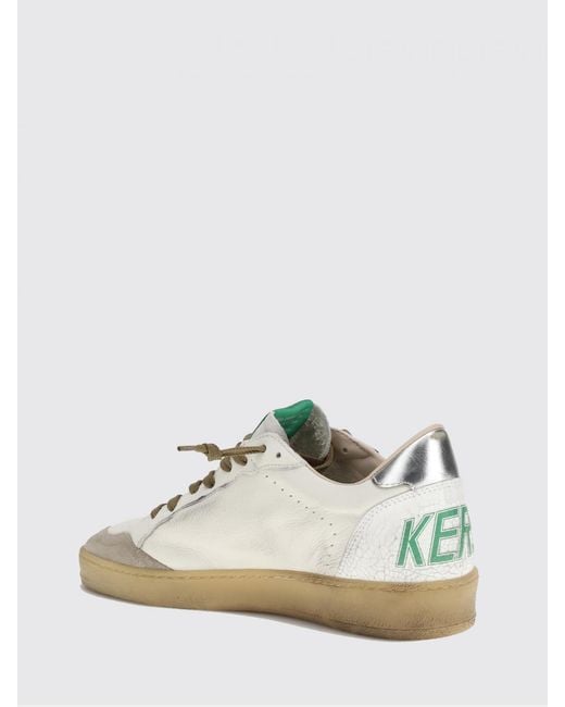 Golden Goose Deluxe Brand White Ball Star Used Nappa Sneakers for men