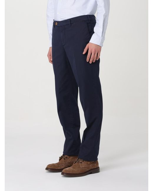 Brunello Cucinelli Blue Pants for men