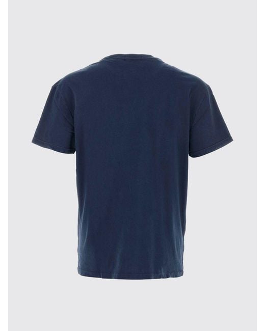 Polo Ralph Lauren Blue Cotton T-Shirt With Logo for men