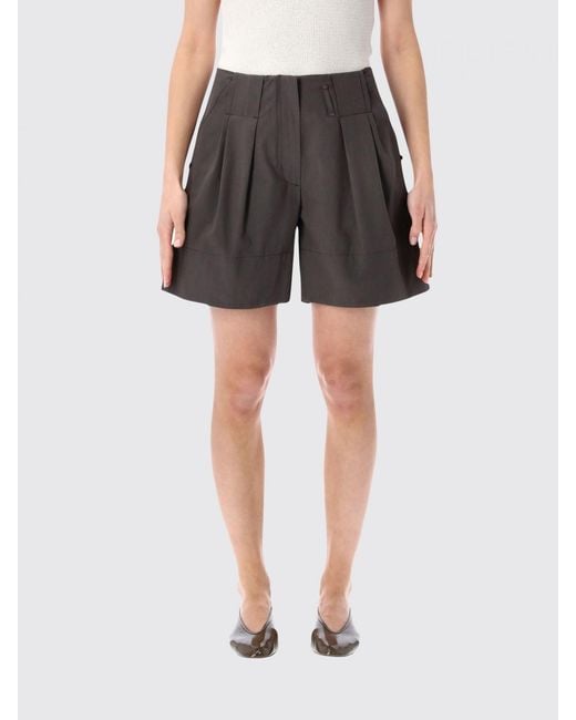 Low Classic Black Cotton Blend Shorts