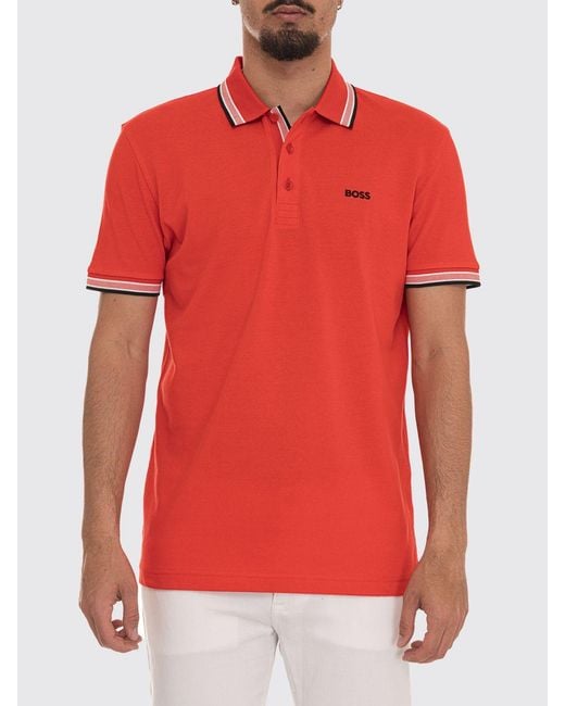 Boss Red Basic Cotton Polo Shirt for men