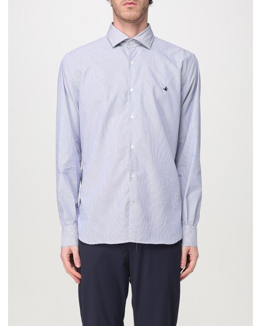 Camicia Classica di Brooksfield in Blue da Uomo
