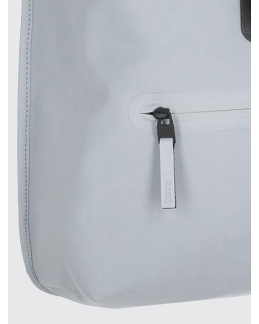Rains Gray Rolltop Rucksack for men