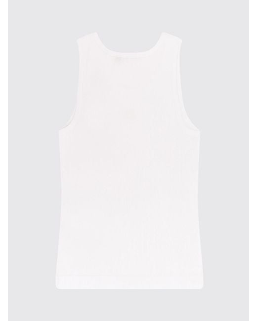 Dolce & Gabbana White Dolce &Amp Gabbana Cotton Tank Top With Logo