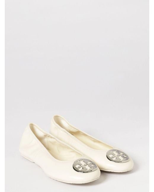 Tory Burch Natural Ballet Flat