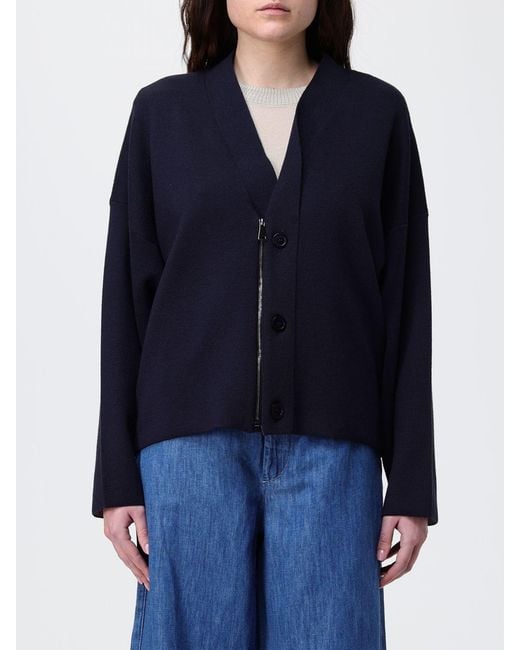 Fabiana Filippi Blue Virgin Wool Blend Cardigan