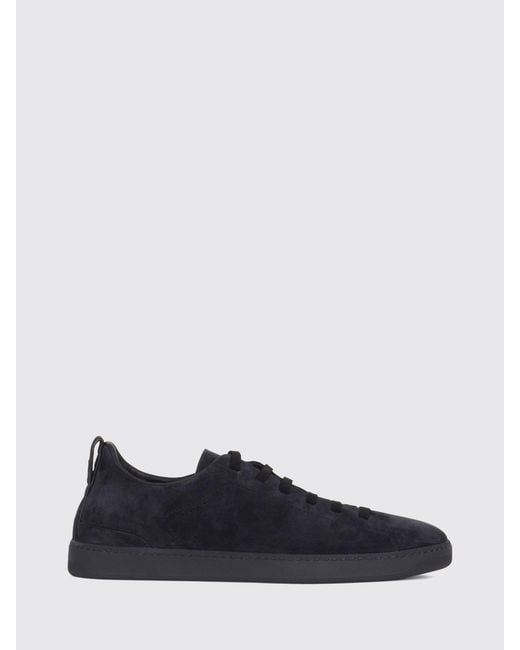 Church's Blue Nubuck Sneakers for men