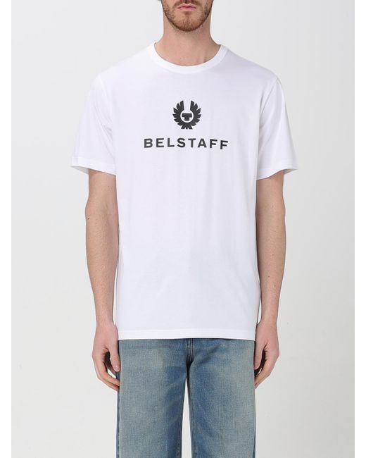Belstaff White T-Shirt for men