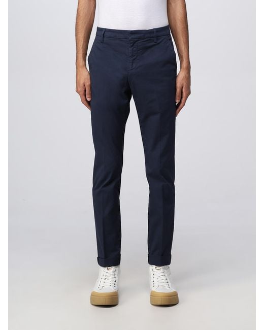 Dondup Blue Trousers for men