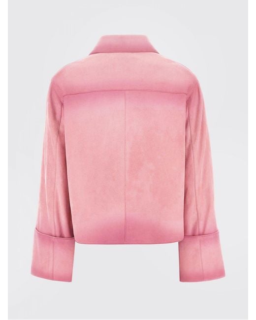 Loewe Pink Suede Lambskin Jacket