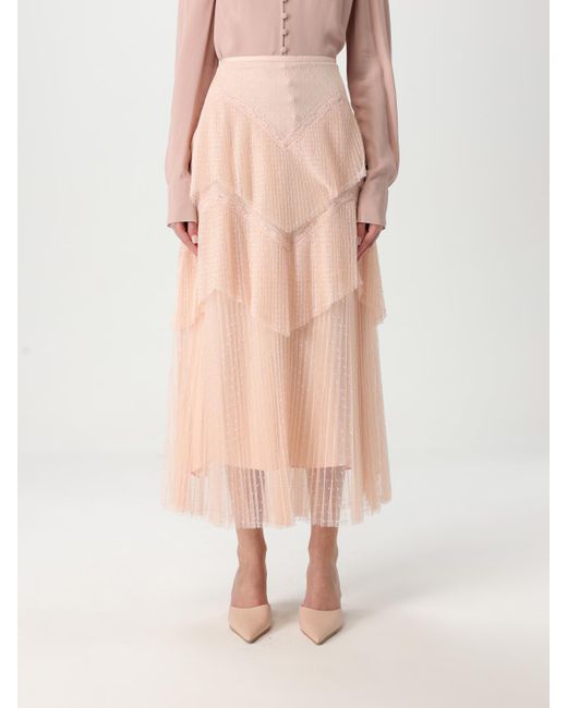 Falda Mujer Twinset de color Pink