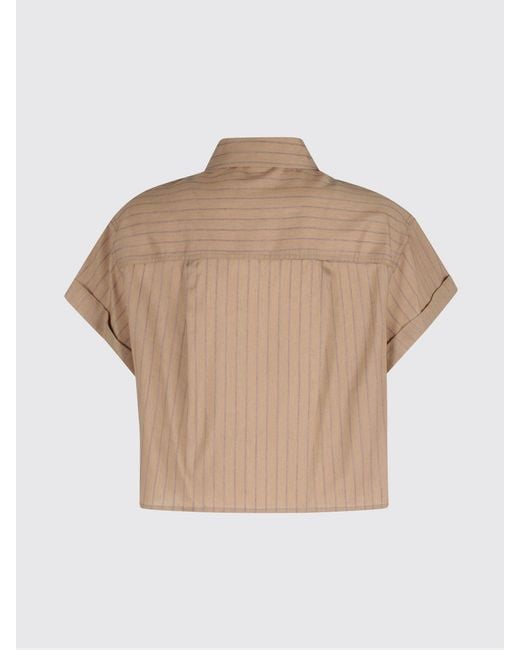 Tela Black Striped Cotton Shirt