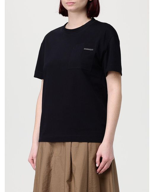 Brunello Cucinelli Black Cotton T-Shirts