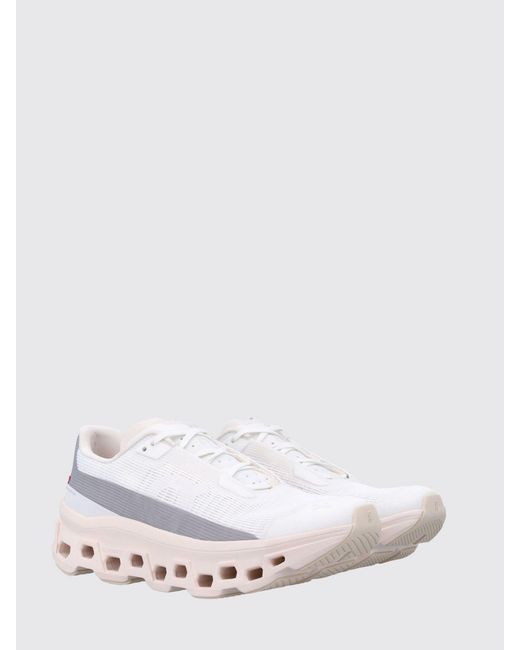 On Shoes White Cloudmonster Void Recycled Mesh Sneakers On