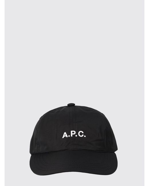 A.P.C. Black Hat for men