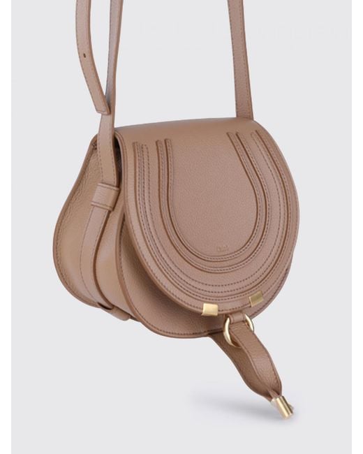 Chloé White ChloÉ Marcie Grained Leather Bag