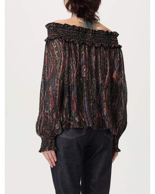 Saint Laurent Black Blouses