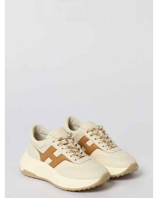 Hogan Natural H669 Leather Sneakers