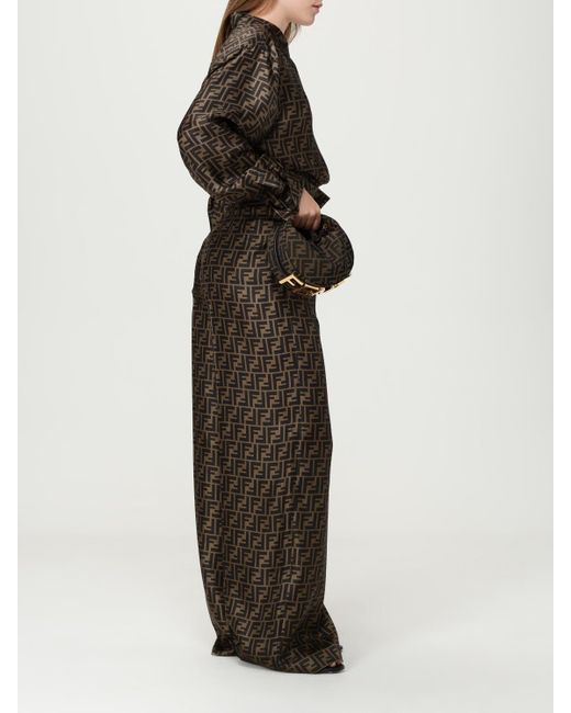 Fendi Black Schultertasche Damen