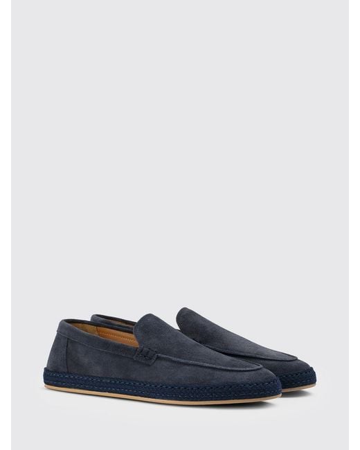 Doucal's Blue Suede Espadrilles for men