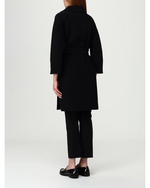 Max Mara Blue Virgin Wool Coat