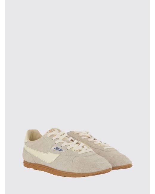 Autry White Windspin Suede Sneakers for men