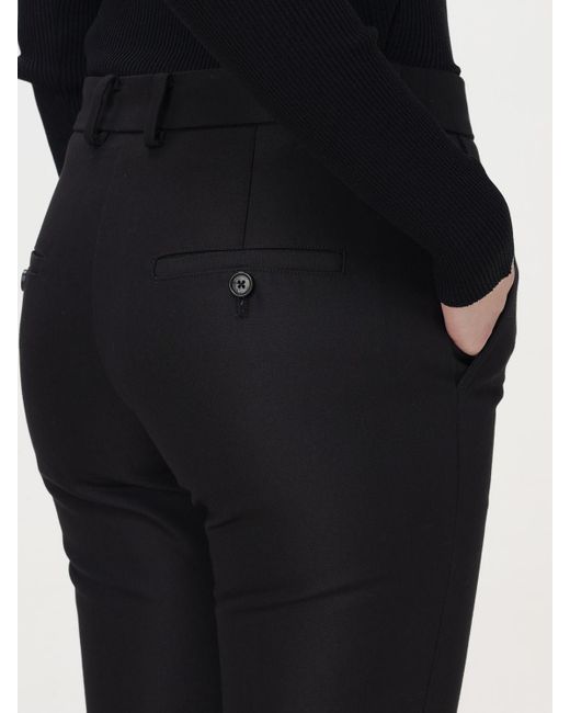 Pantalone classico in cotone stretch di N°21 in Black