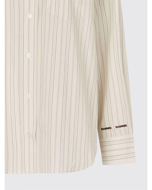 Samsøe & Samsøe Natural Relaxed Fit Striped Shirt