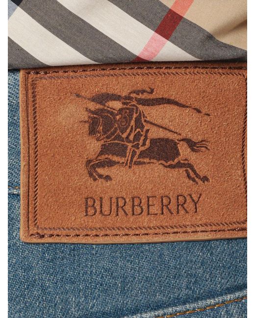 Burberry Blue Flared Stretch Denim Jeans
