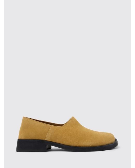 Camper White Suede Loafers
