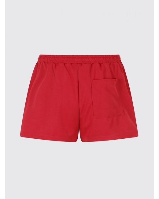 Sporty & Rich Sporty &Amp Rich Recycled Polyester Athletic Shorts With Embroidered Logo