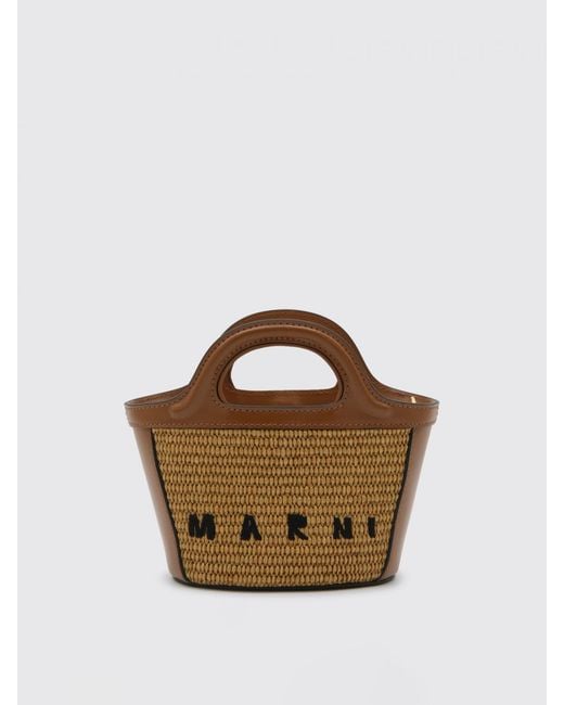 Marni Brown Tropicalia Bag