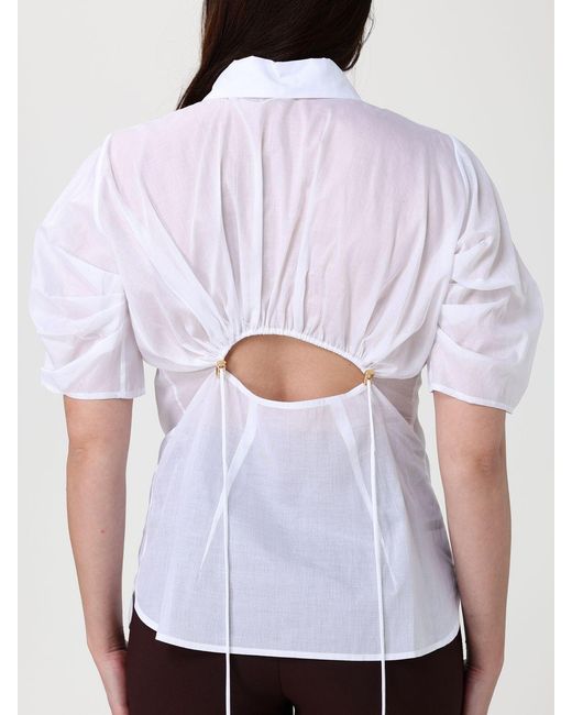 Elisabetta Franchi White Cotton Shirt