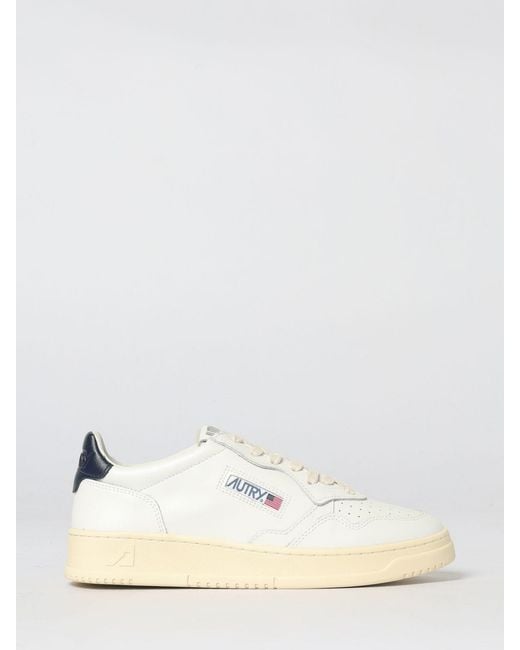 Autry Natural Medalist Low Leather Sneakers for men
