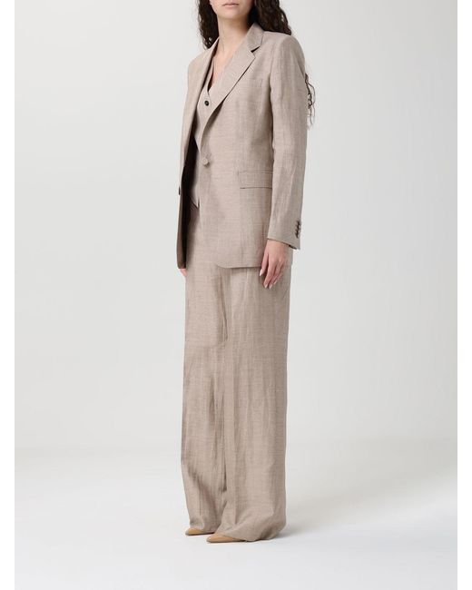 Tagliatore Natural Single-Breasted Linen Blend Suit