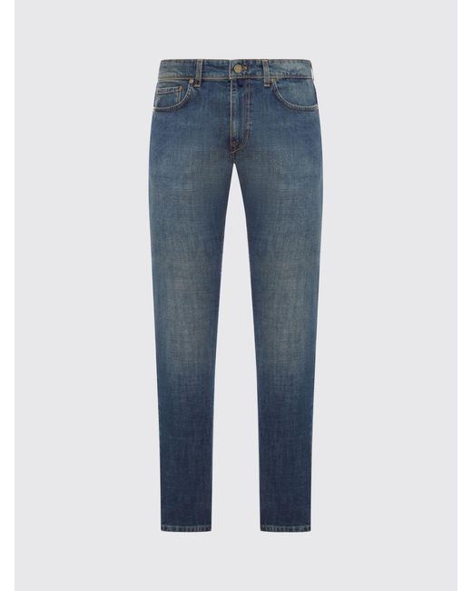 Incotex Blue Slim Fit Cotton Denim Jeans for men