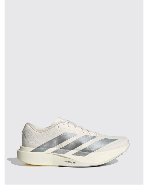 Adidas Originals White Adizero Evo Sl 2 Mesh Sneakers for men
