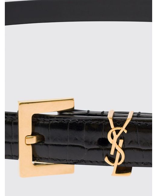 Saint Laurent White Belt